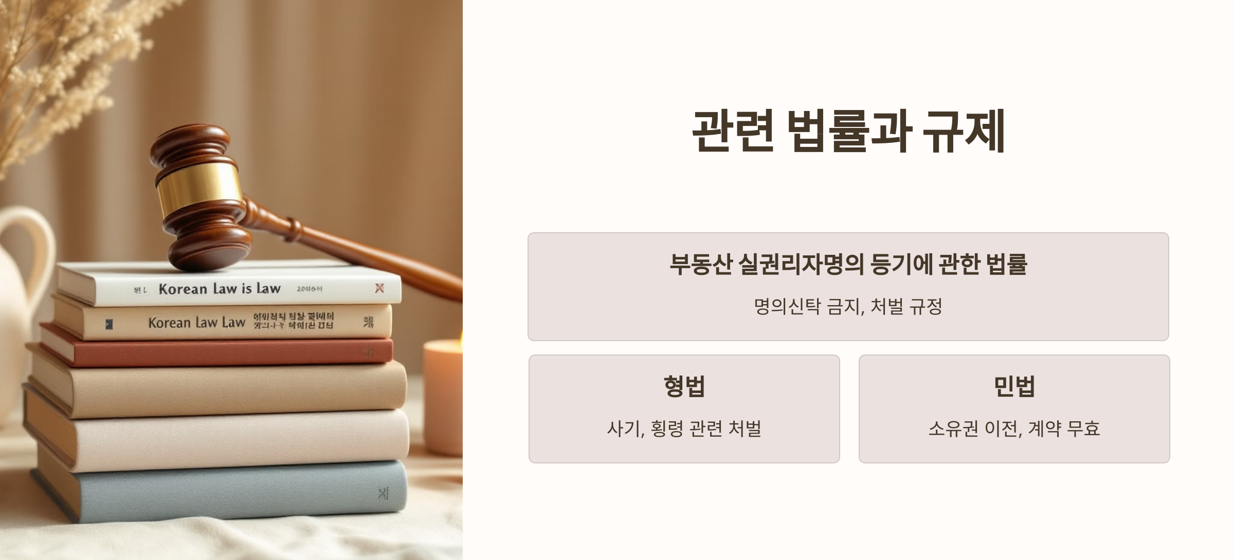 관련 법률과 규제