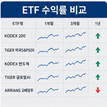ETF 수익률 순위와 추천 상품 볼 때 주의점