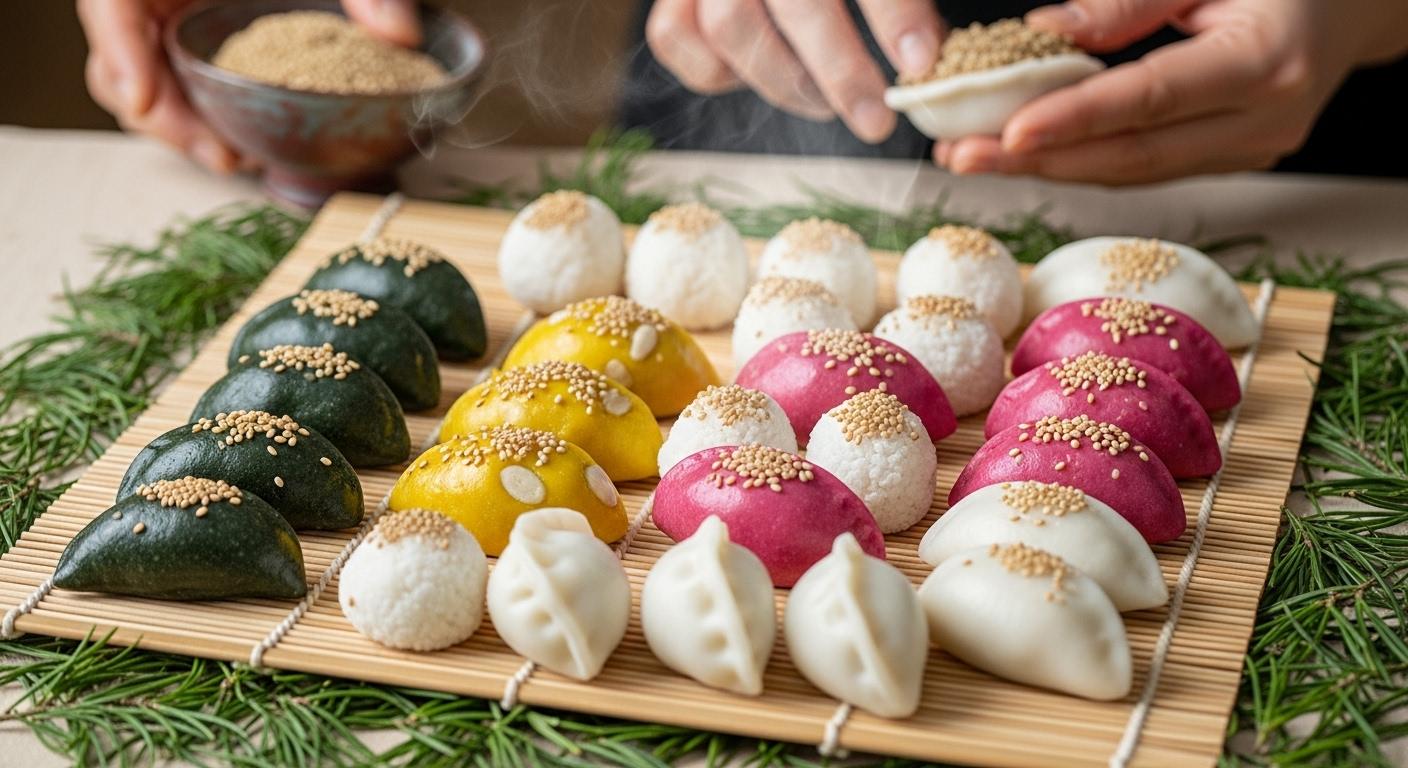 추석대표음식 송편만들기