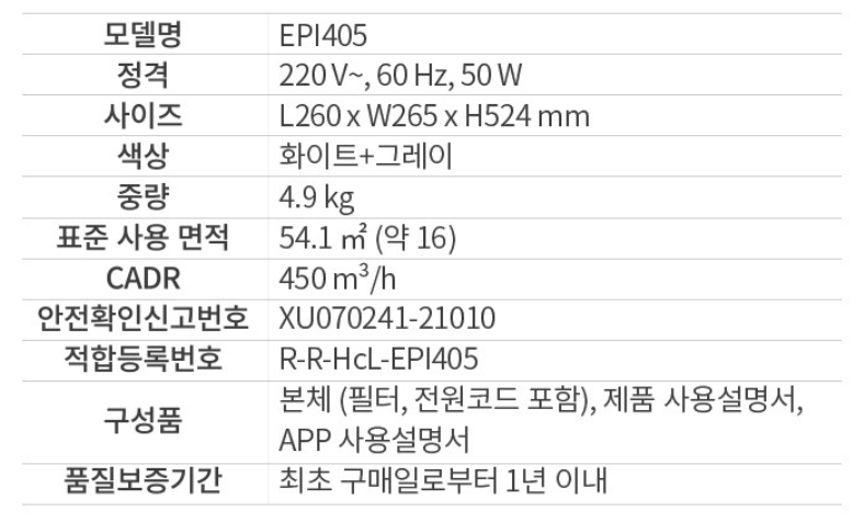 20평 이하 소형 아파트 공기 청정기 추천 BEST