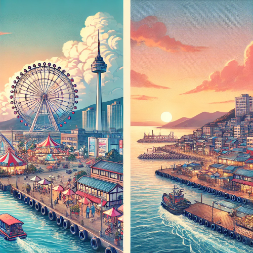 월미도와 소래포구