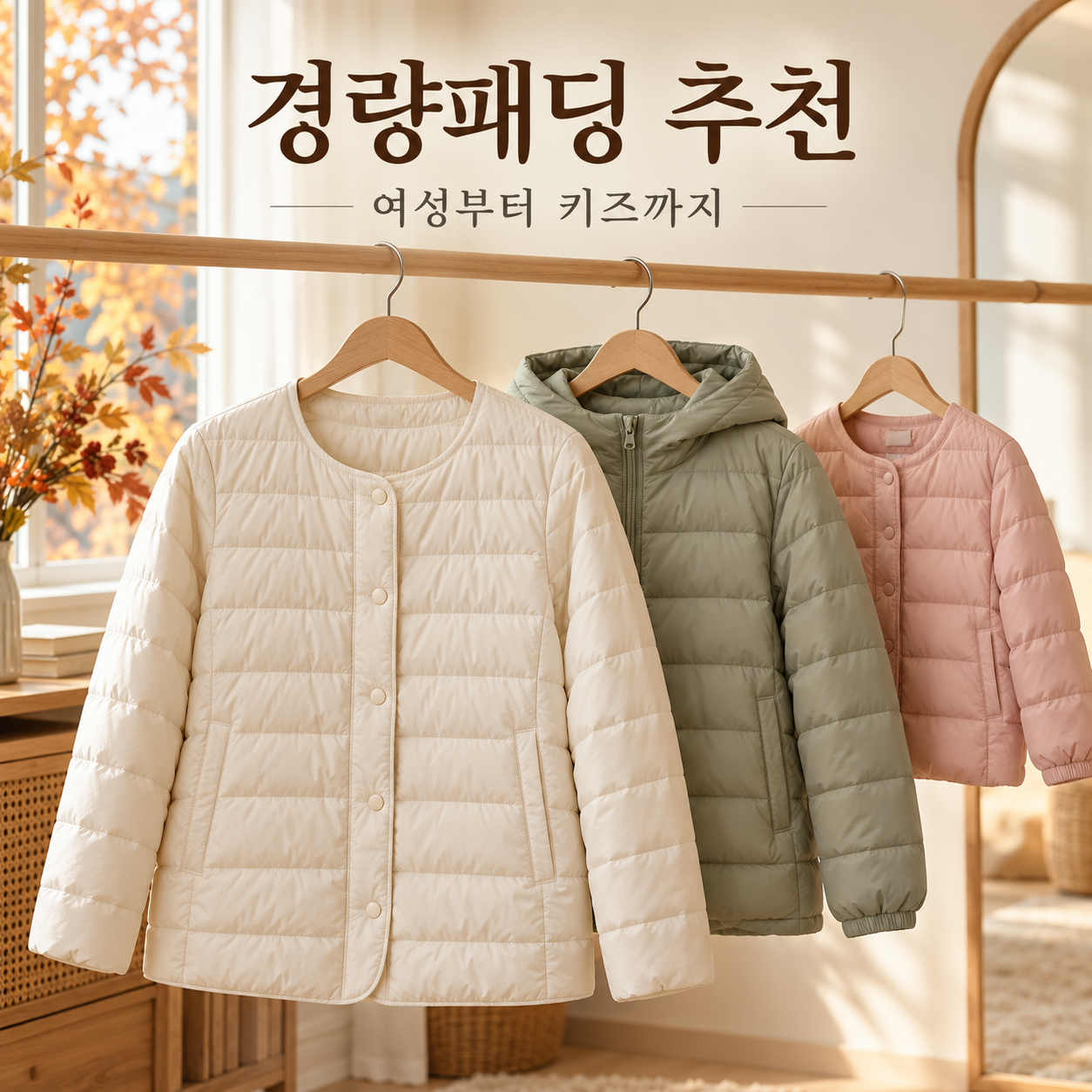 경량패딩추천