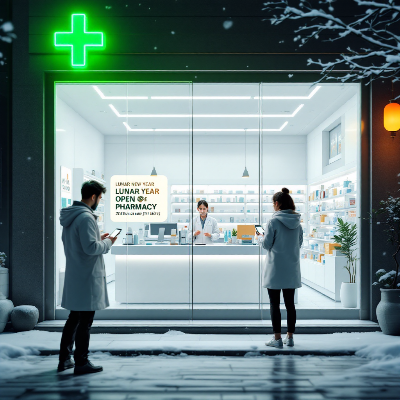 설명절연휴 문여는 약국 이미지
