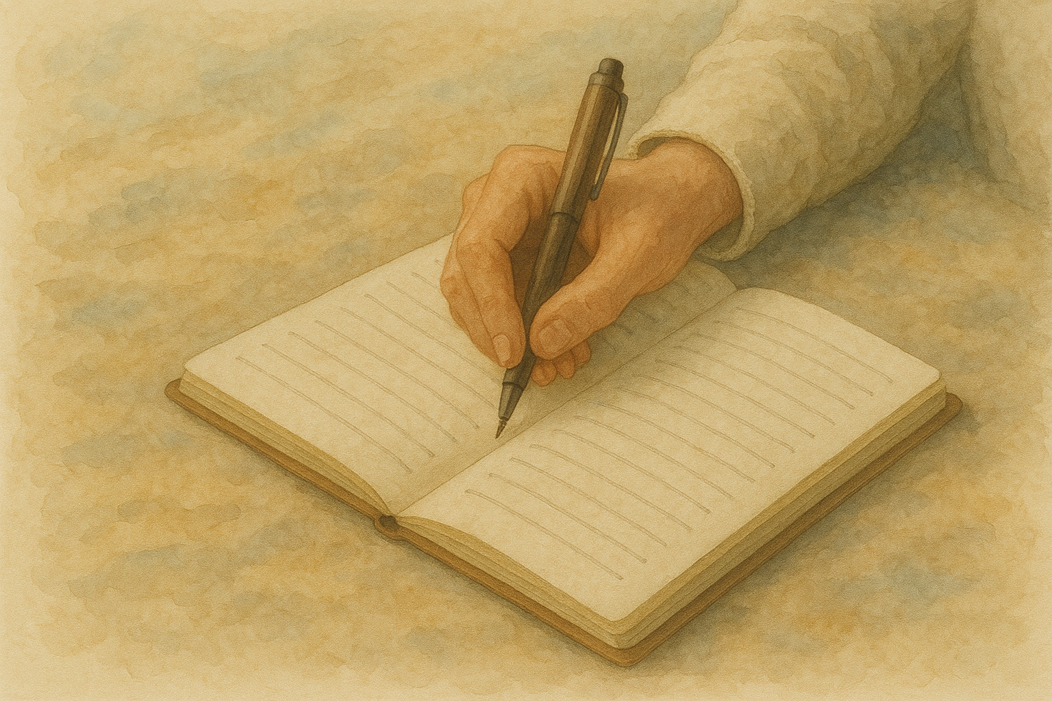 편안한 글쓰기 순간