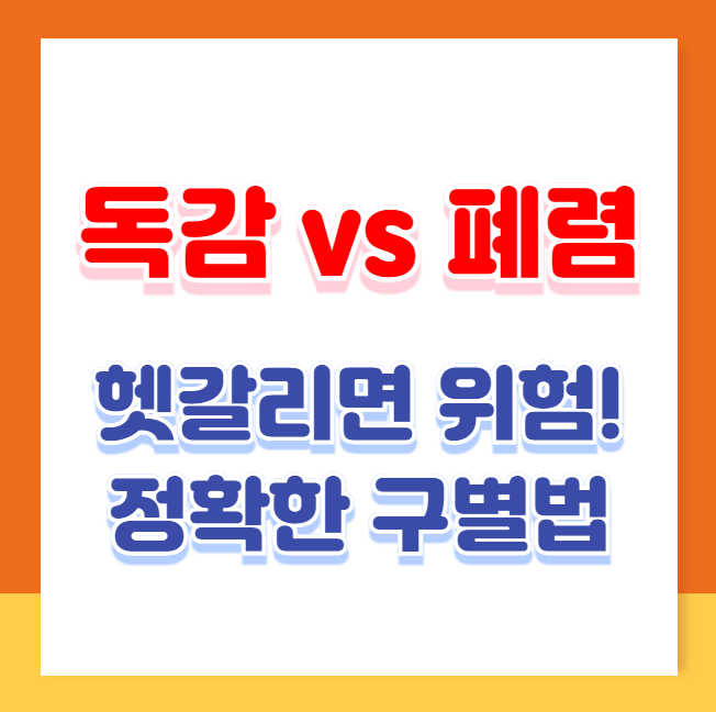 독감 vs 폐렴, 증상 헷갈리면 위험! 정확한 구별법