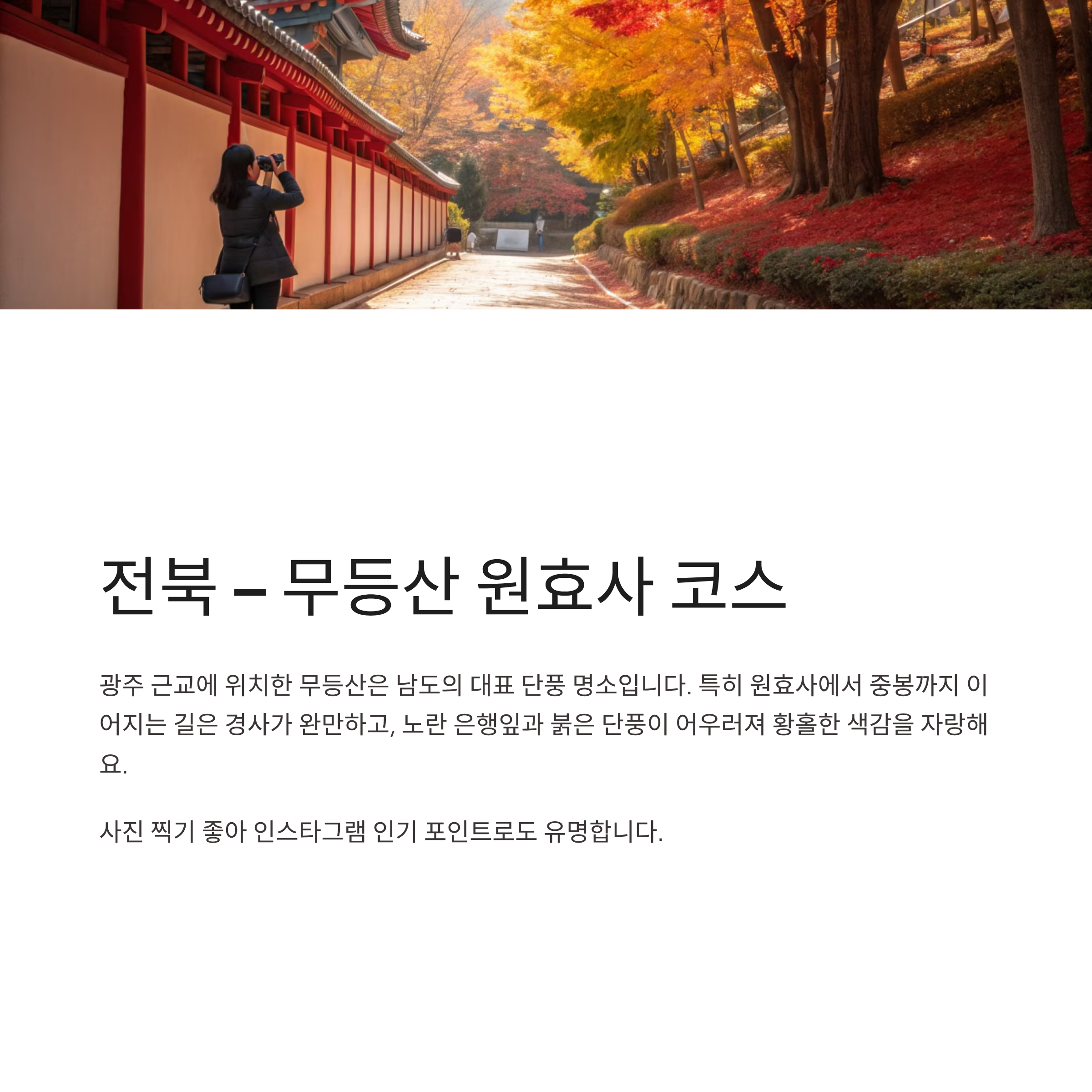 2025 가을 단풍 등산코스 추천 ❘ 혼잡 피해서 걷는 전국 힐링 명소 7선