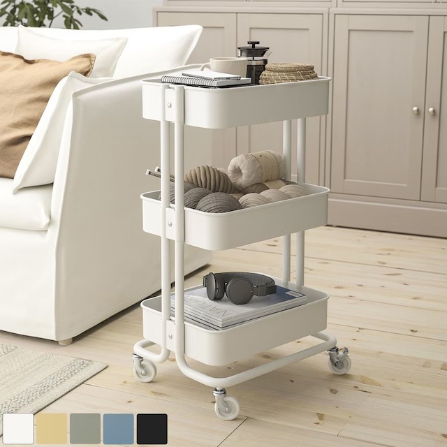 다용도 카트 인테리어, 물건을 정해진 자리에 &lsquo;맞추는&rsquo; 방식이 아니라, 생활 흐름에 맞춰 함께 이동시키다 보니 정리 자체가 훨씬 자연스러워졌습니다.