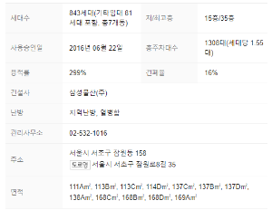 단지정보