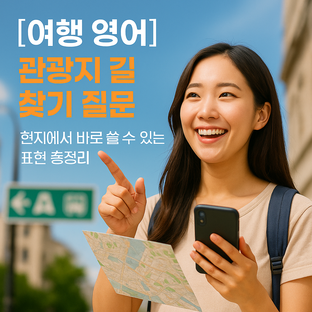 [여행 영어] 관광지 길 찾기 질문 ｜ 현지에서 바로 쓸 수 있는 표현 총정리