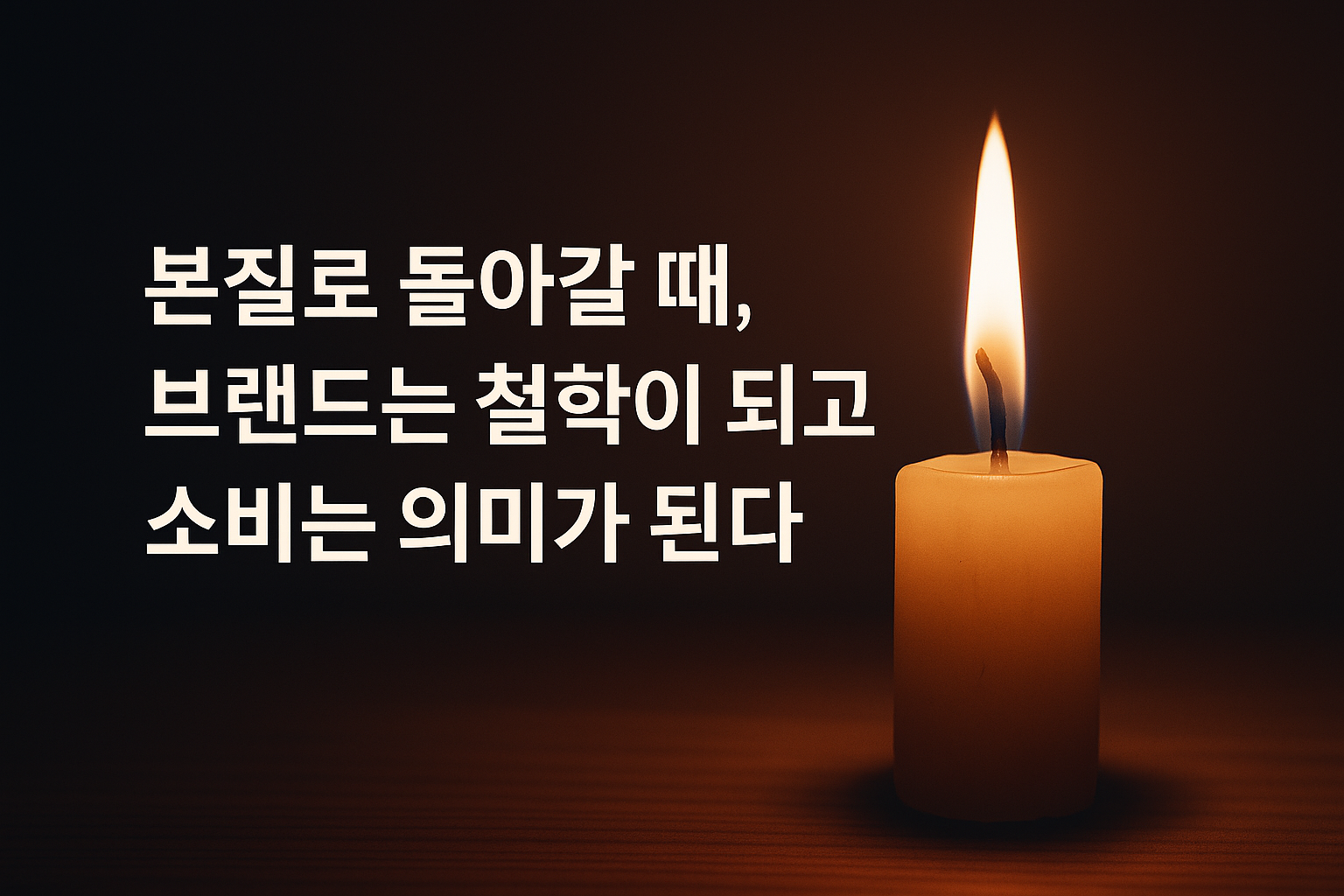 본질로 돌아갈 때, 브랜드는 철학이 되고 소비는 의미가 된다 – 근본이즘 시대의 진정성