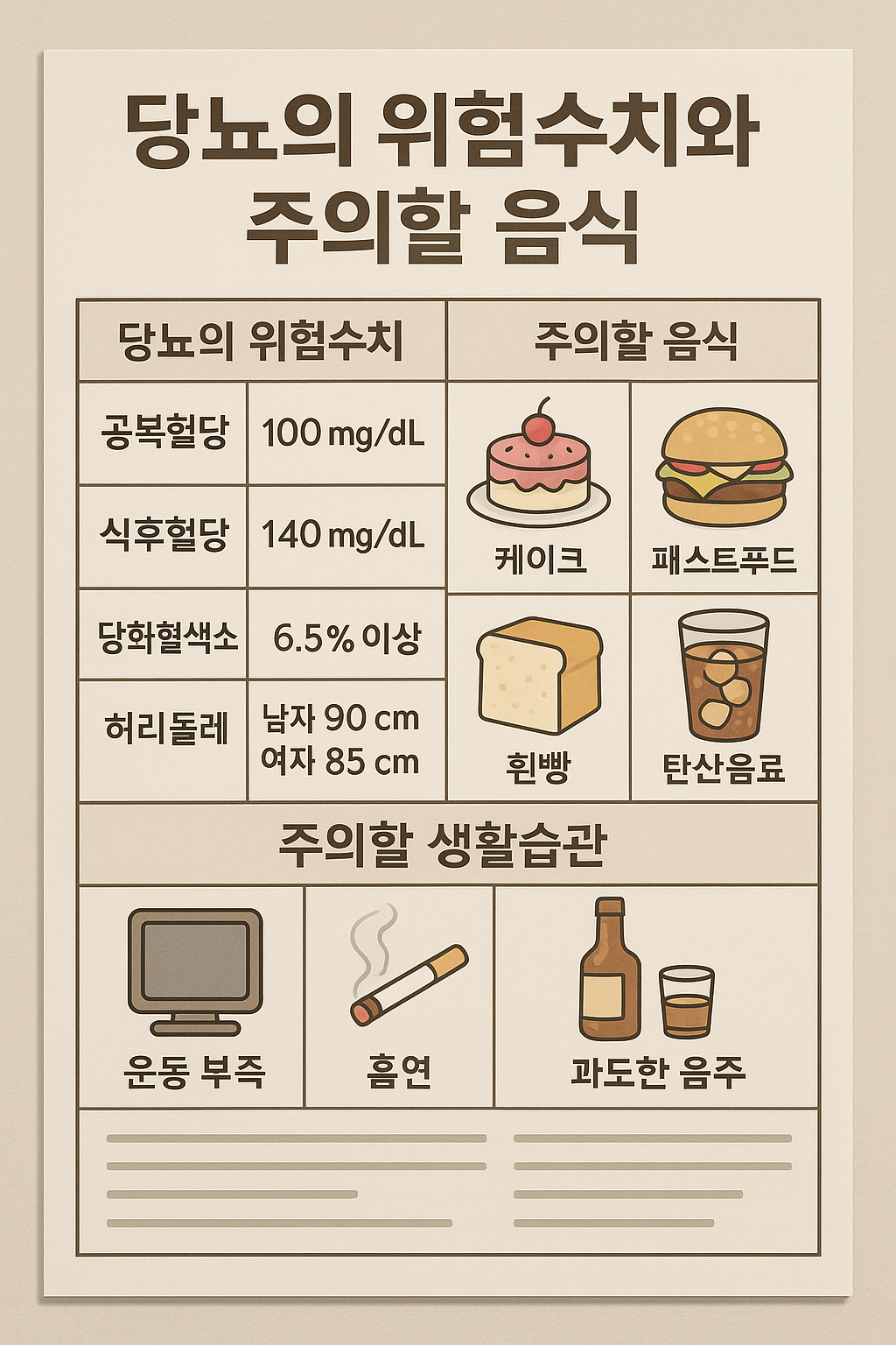 당뇨로 인한 노년 실명&middot;신장병 경고 (혈당, 고혈압, 합병증)