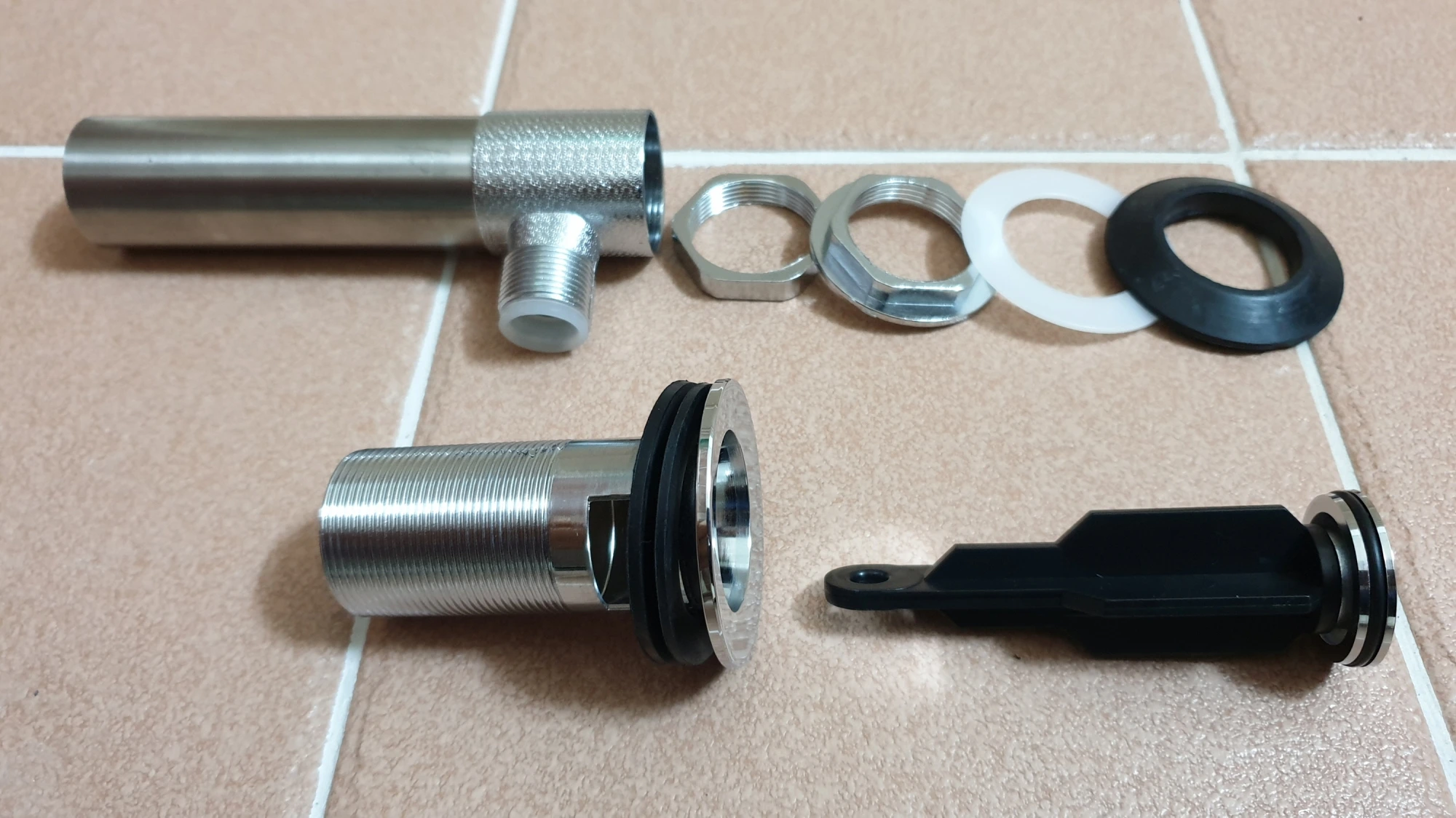 수동 폽업 마개 구성품