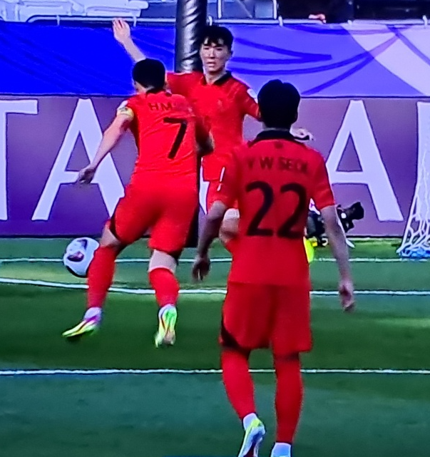대한민국 vs 바레인 경기모습