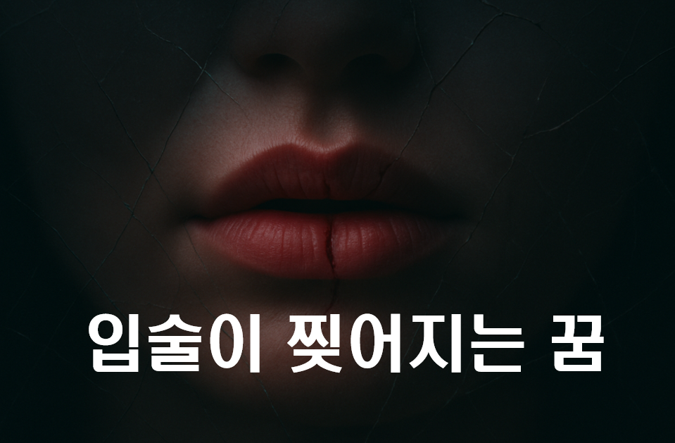 입술이 찢어지는 꿈