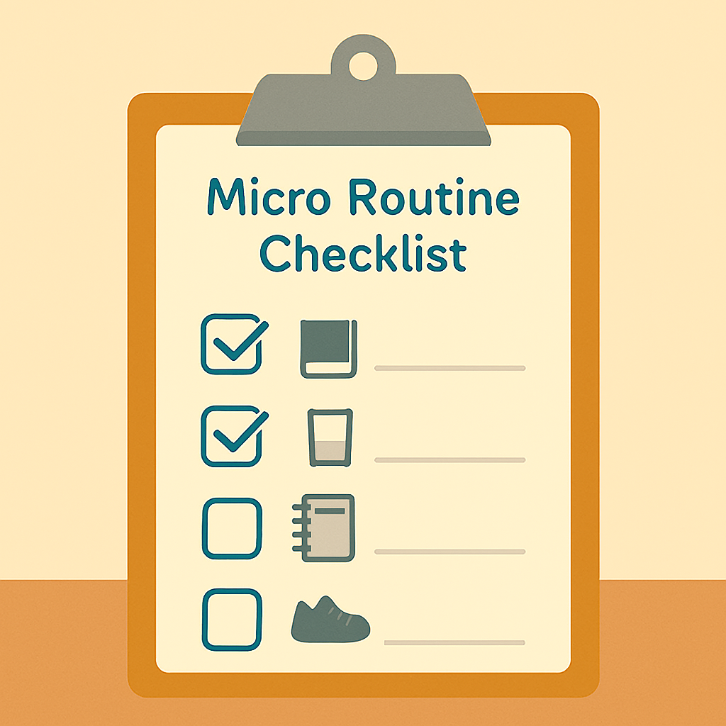 마이크로 루틴 체크리스트