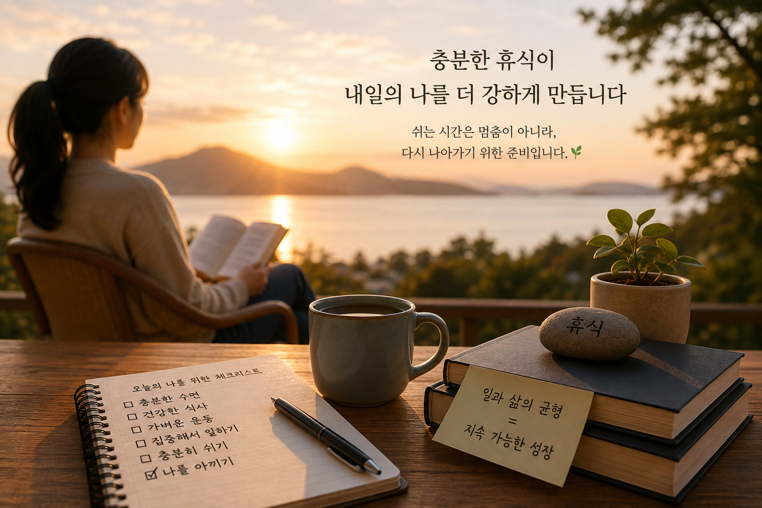 성공한 사람들의 습관으로 배우는 충분한 휴식