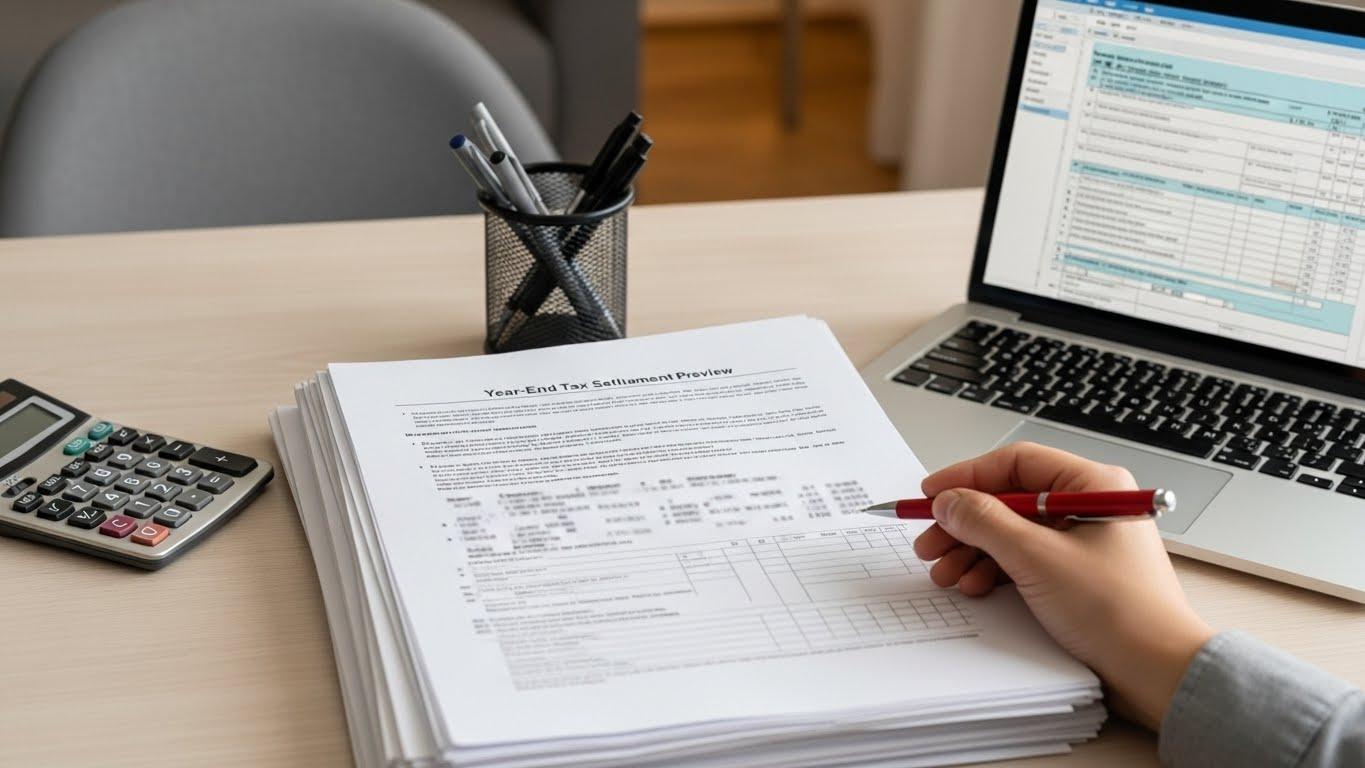 연말정산미리보기 방법