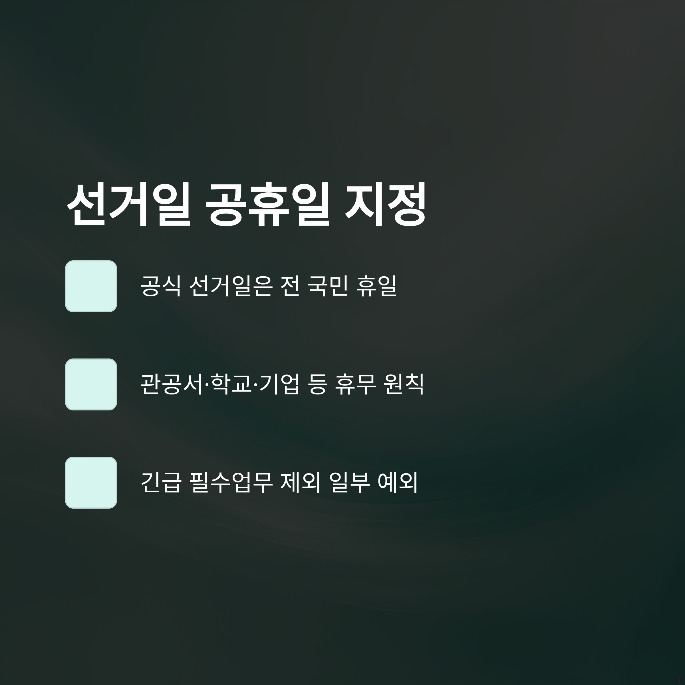 다음 국회의원 선거일, 일정, 사전투표까지 한눈에 정리(공휴일 지정, 공식일자, 체크포인트)6