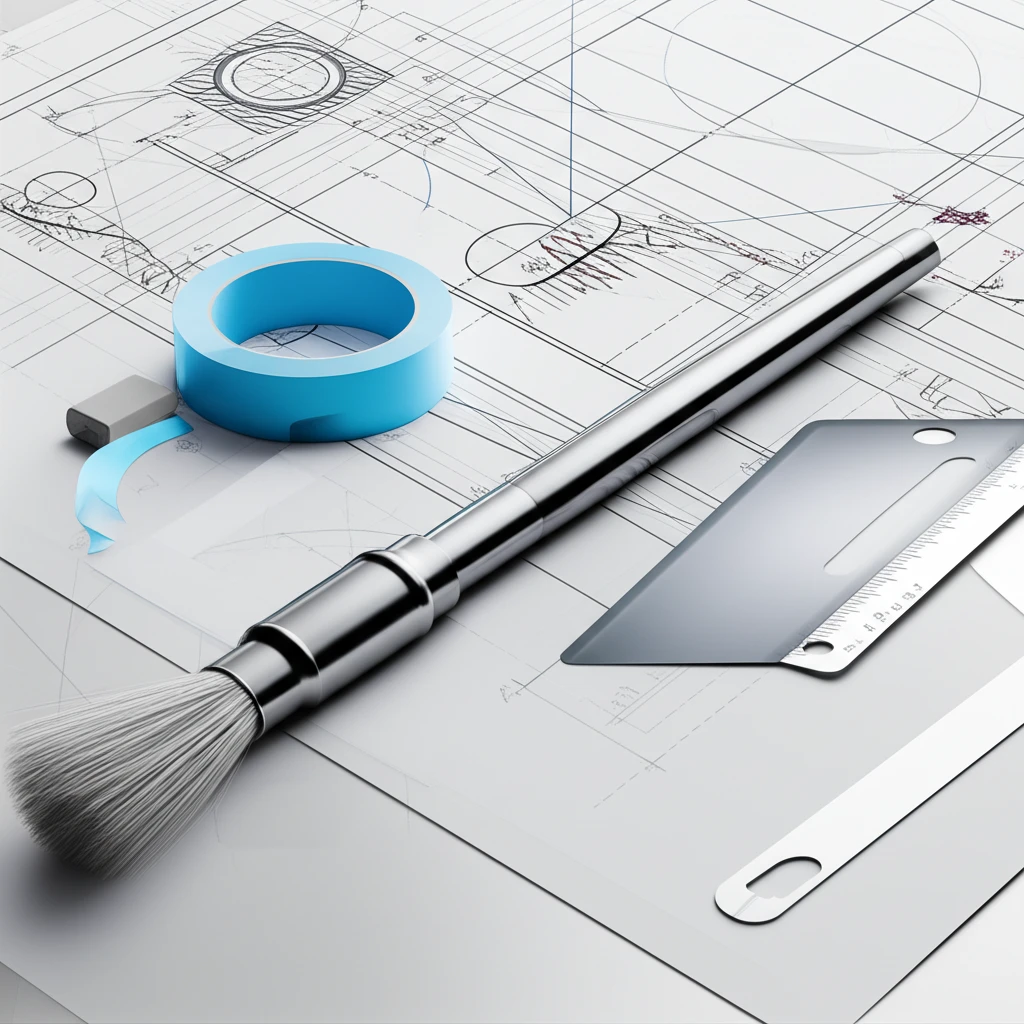 실내건축기능사 실기 제도구 체크리스트..