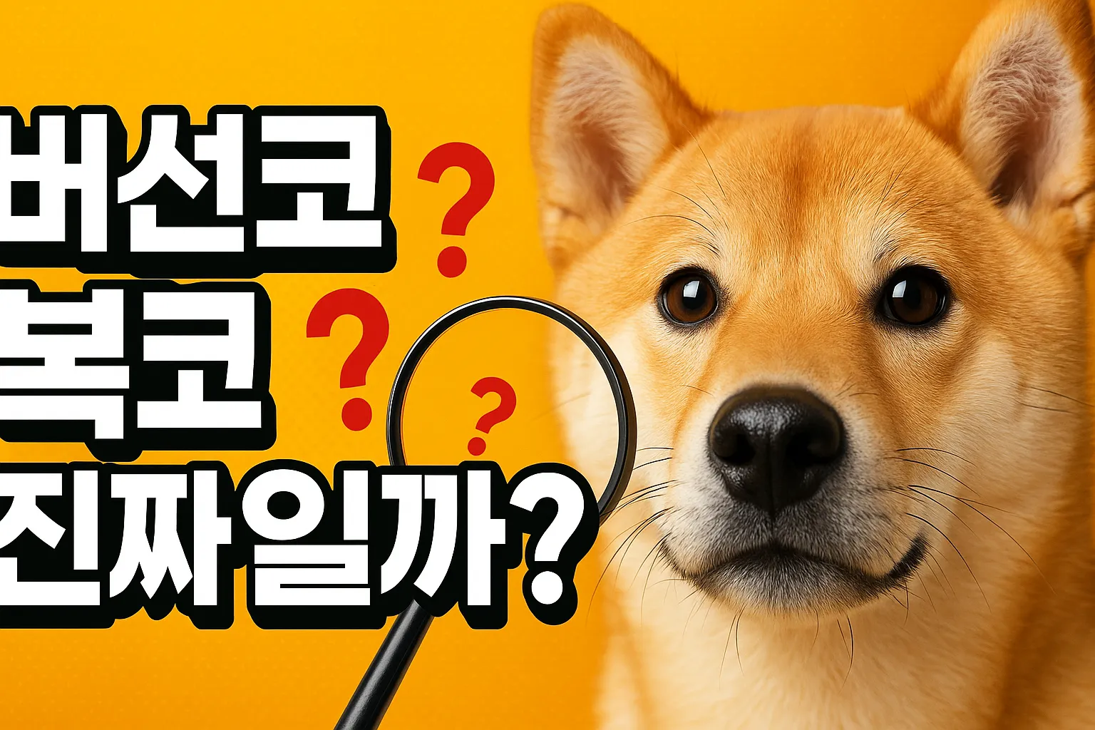 버선코 복코 진짜일까? 관상학 전문가가 밝히는 진실