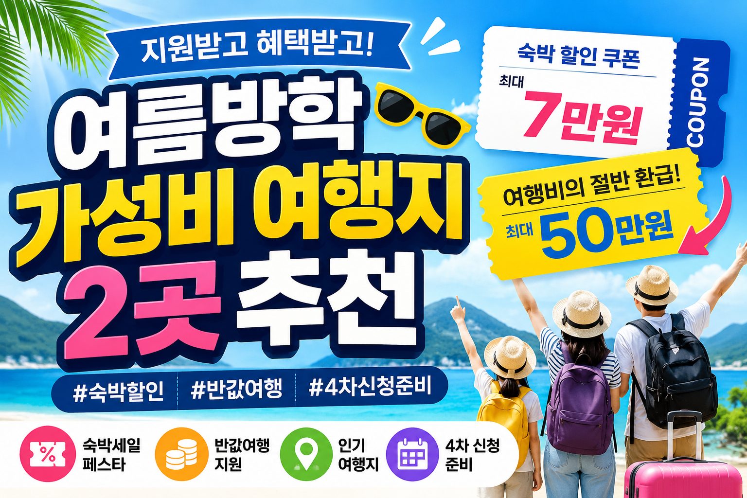 아이와 함께 반값여행 여름여행지 2곳 추천