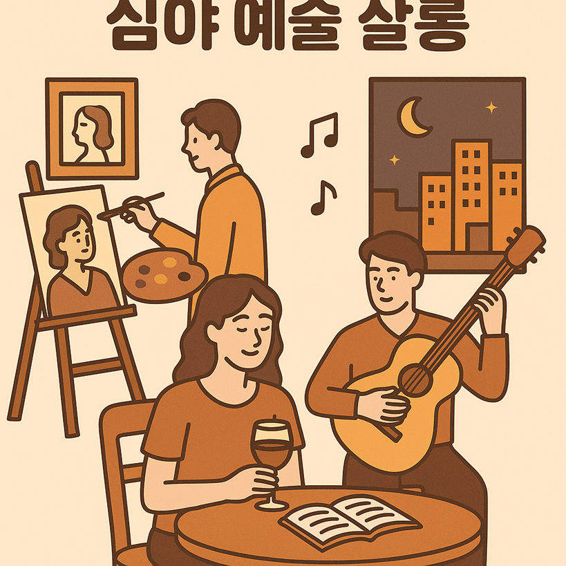 도심 속 심야 예술 살롱