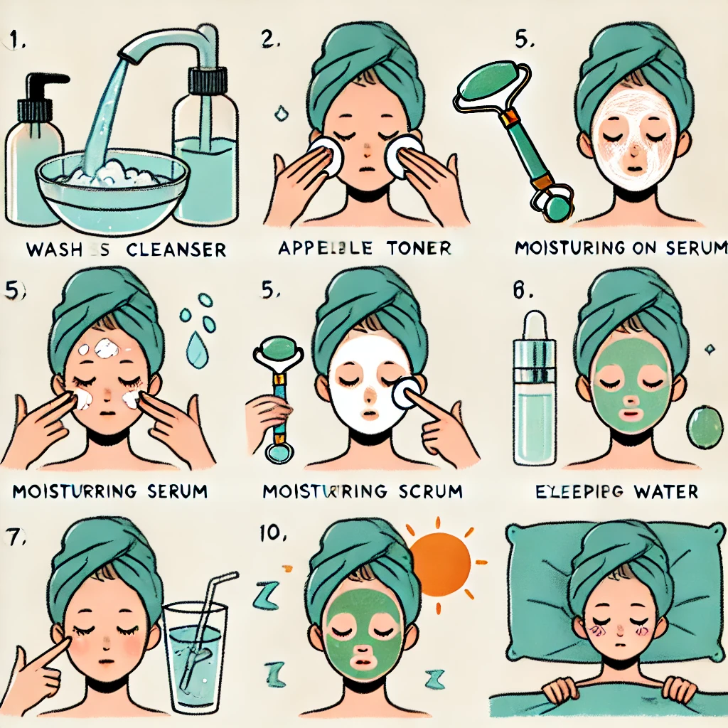 간단한 스킨케어 루틴