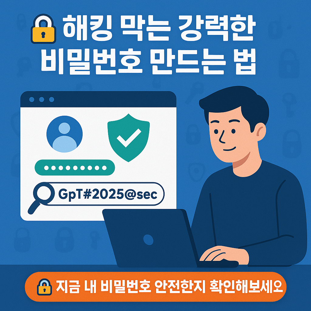 해킹 막는 강력한 비밀번호 만드는 법! 3단계 실전 전략 공개