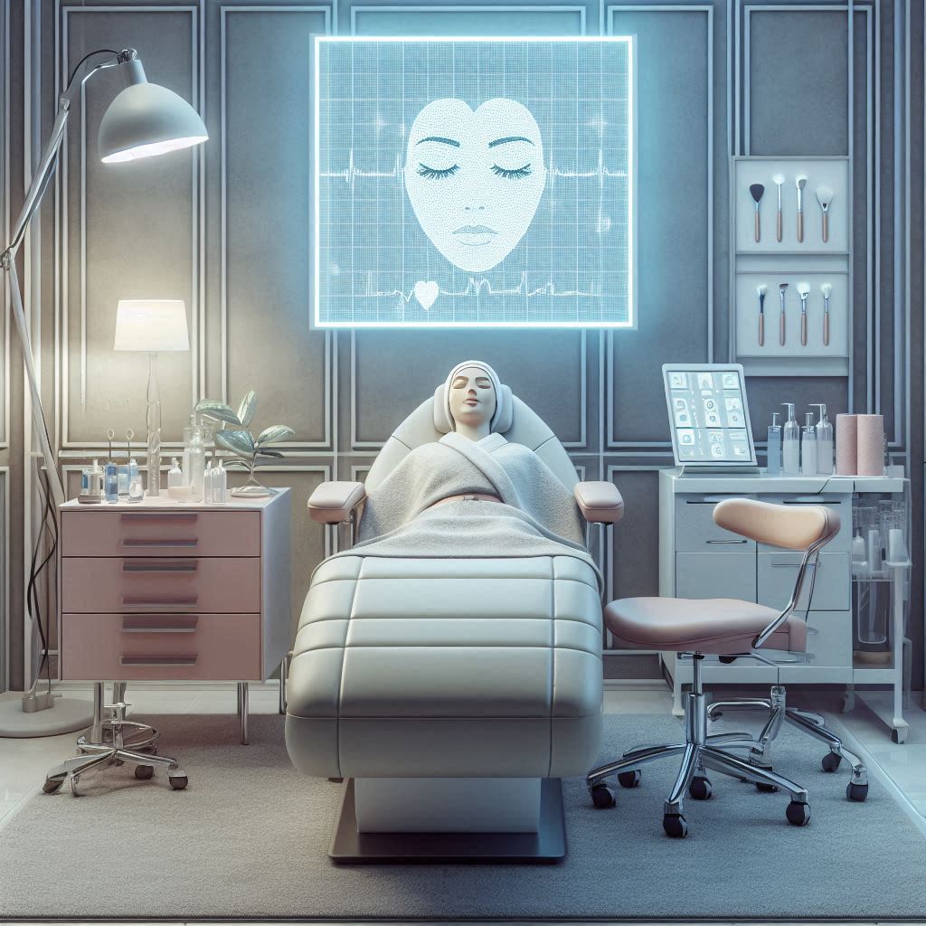 피부,체형관리 샵 배경