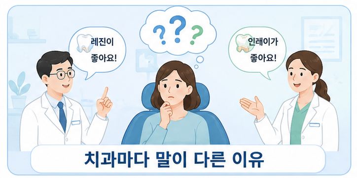 치과마다 말이 다른 이유