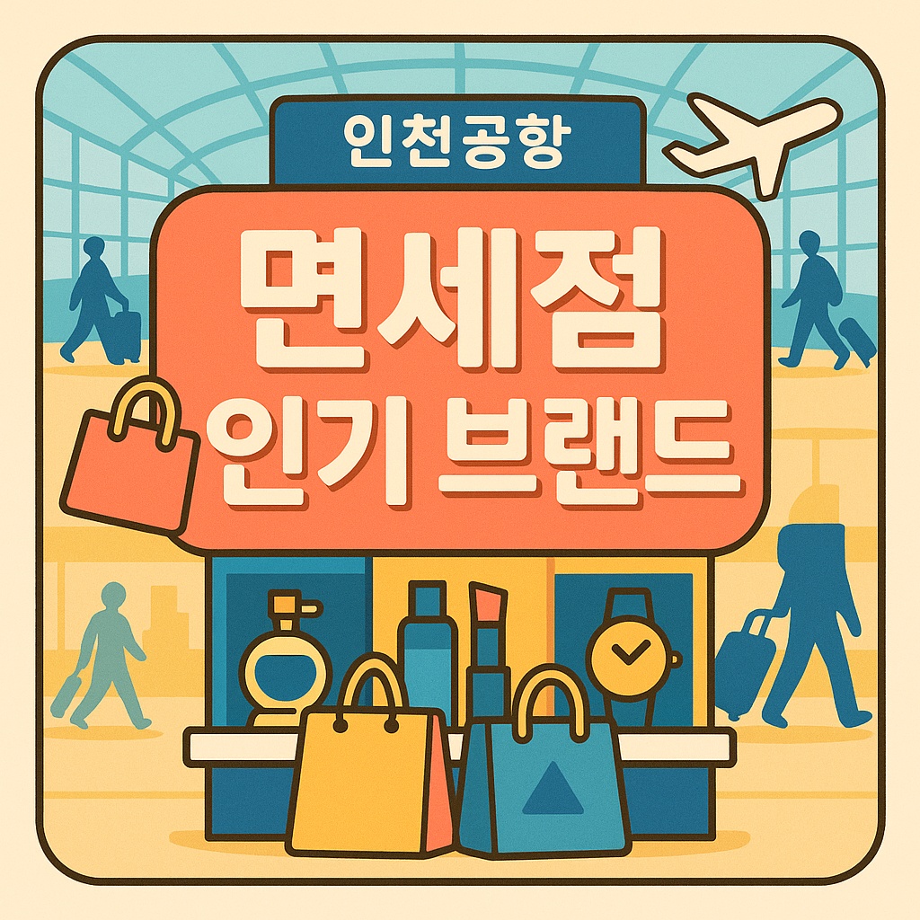인천공항 면세점 인기브랜드