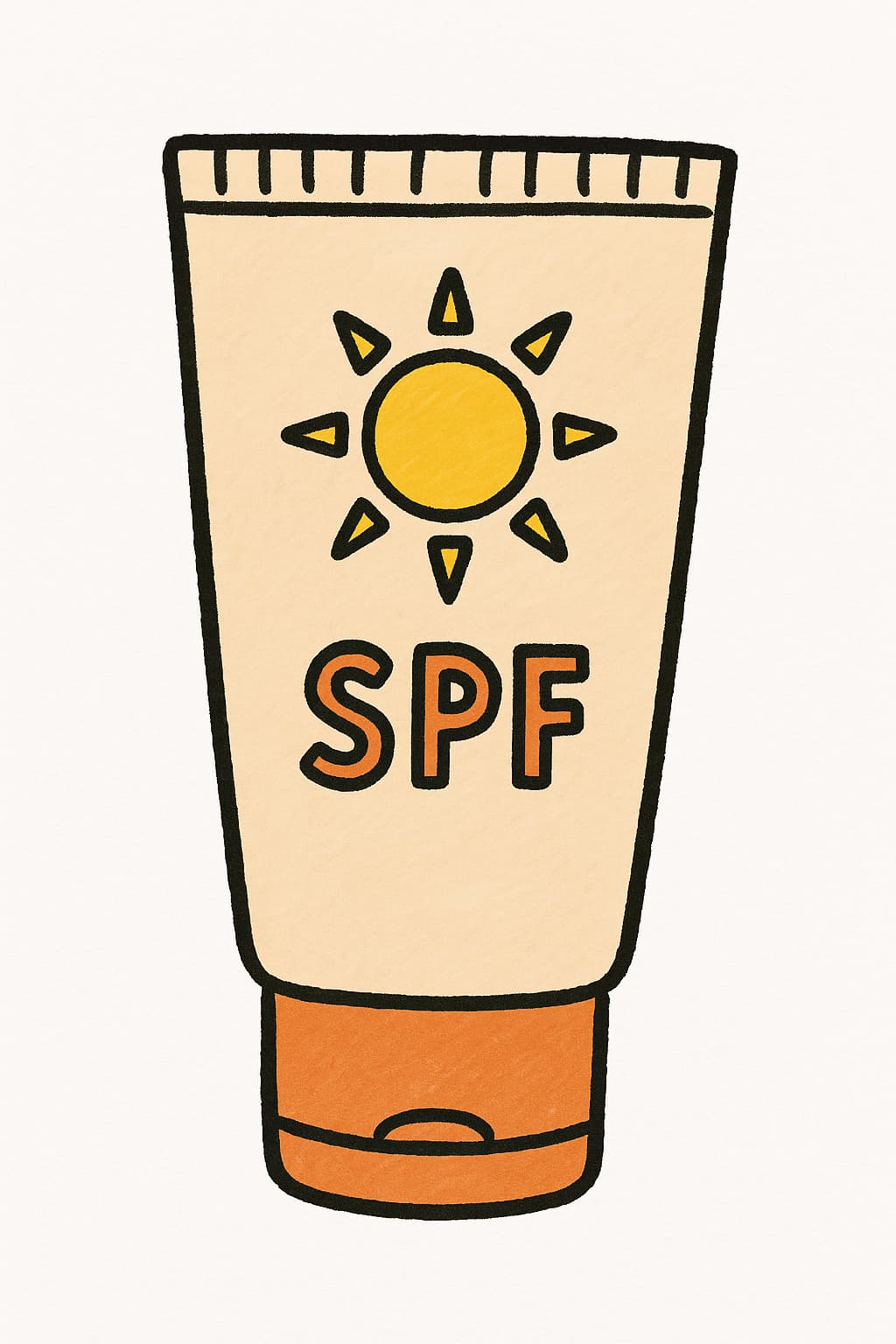 야외 운동 중 선크림 바르는 사람