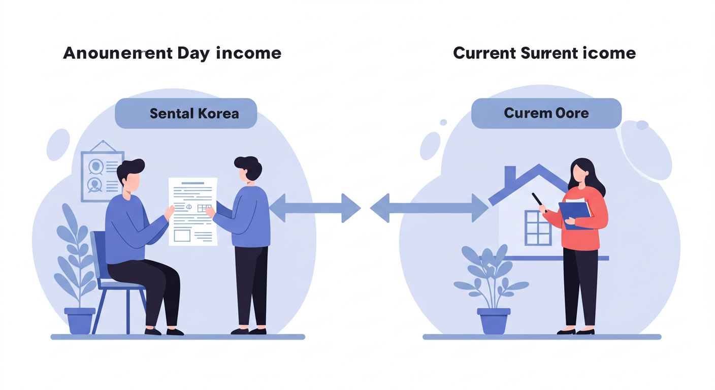 현재소득, 청년임대주택