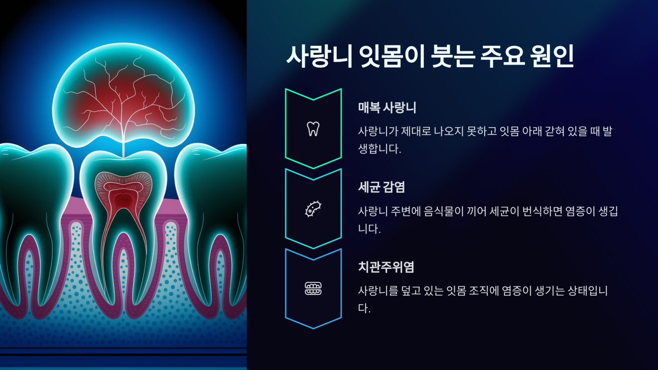 사랑니 잇몸 부었을때 3