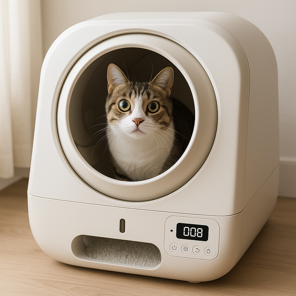 고양이 스마트 화장실 이미지