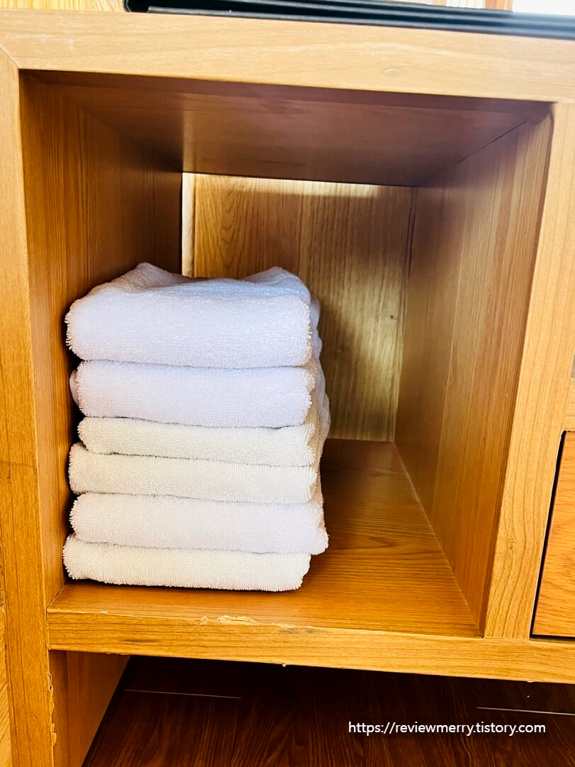 수건 제공 사진