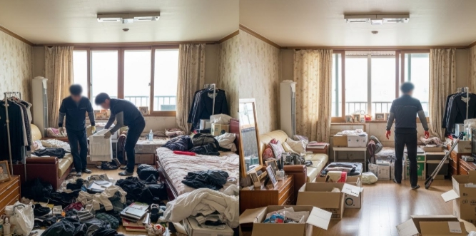 횡성 고독사청소중