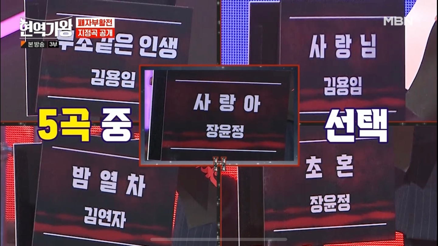 현역가왕 패자부활전