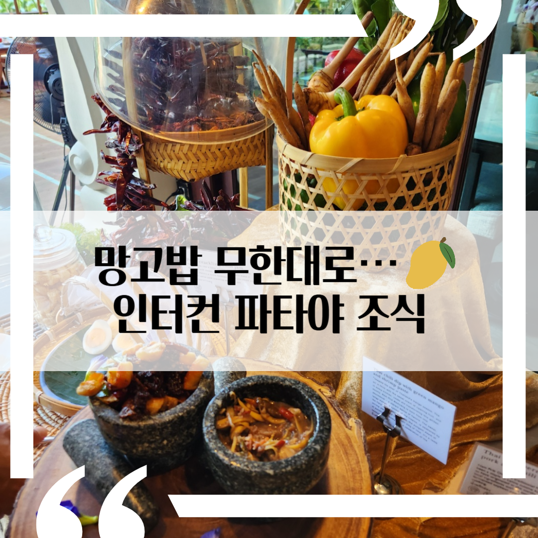 태국여행: 인터컨티넨탈 파타야 리조트, 클럽라운지 & 조식 솔직 후기 - 조식이 다 했다