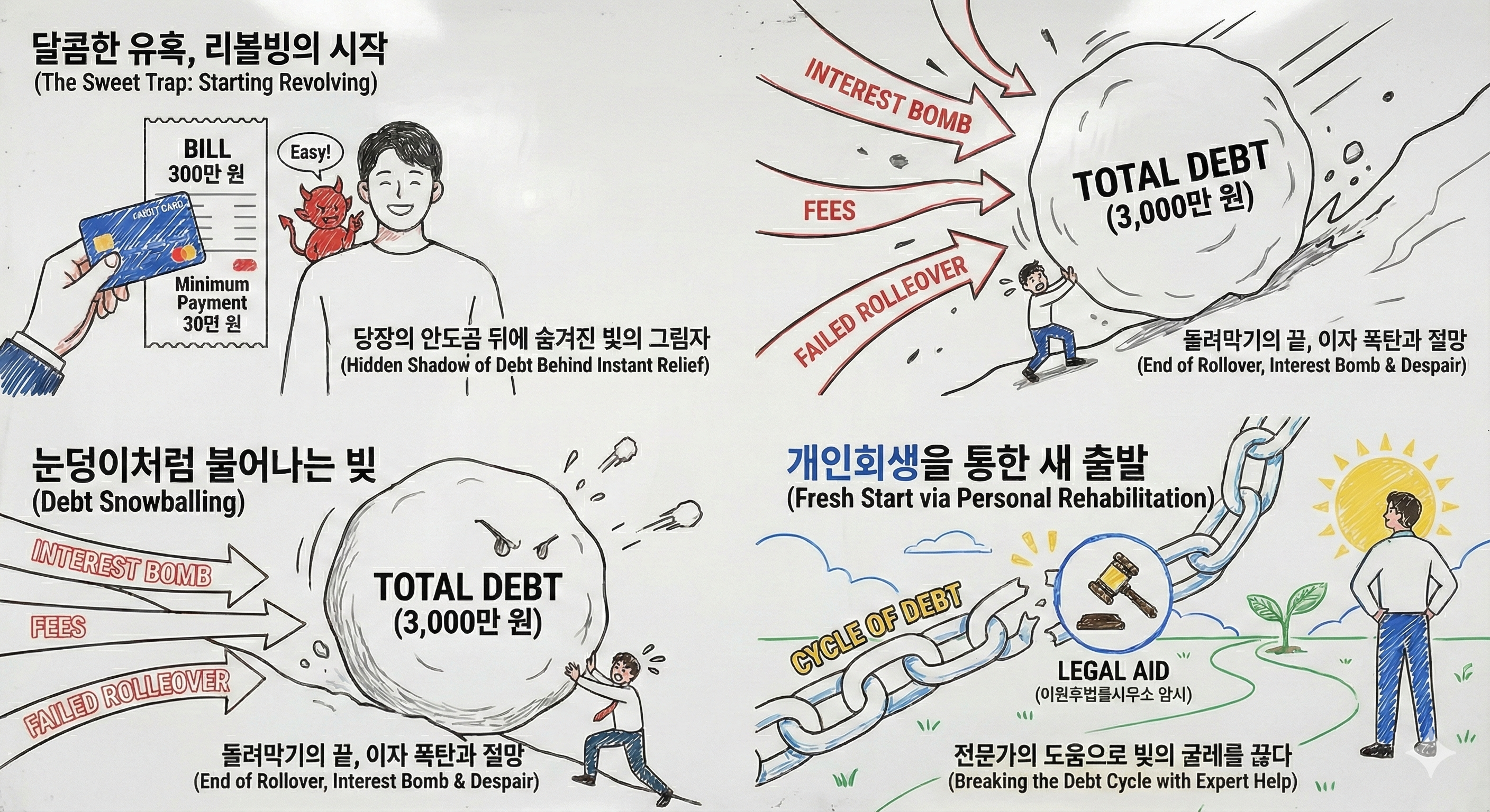 카드값 리볼빙, 달콤한 유혹인 줄 알았는데... 인생 최대 실수가 된 사연