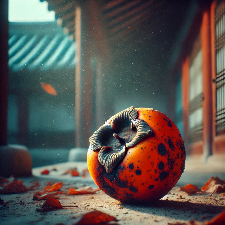 홍시가 썩어있는 꿈