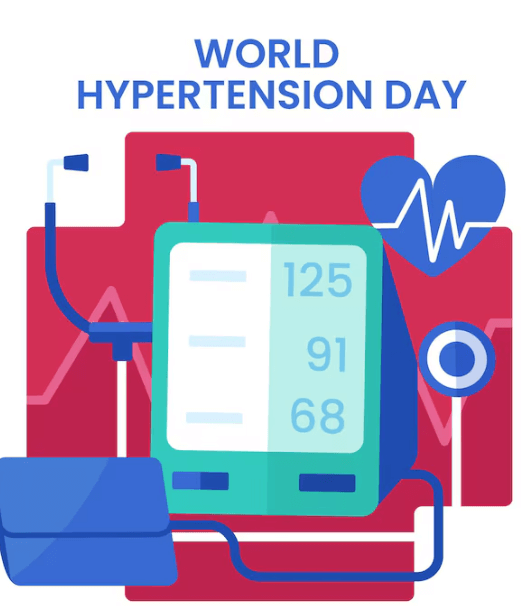 고혈압 경고 포스터