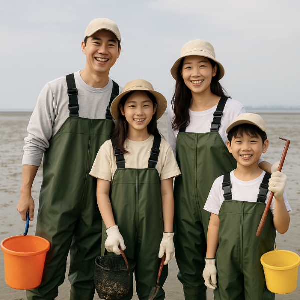 갯벌체험장 준비물, 갯벌체험 가족체험