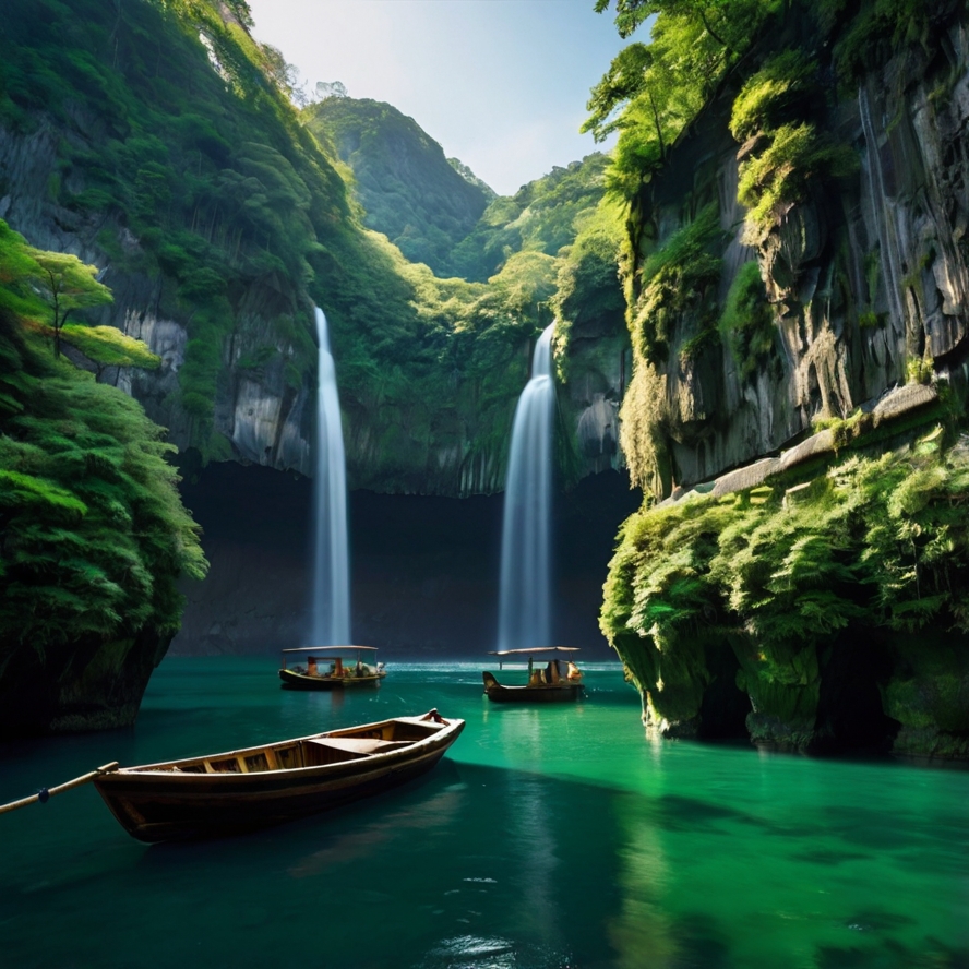 미야자키 주요 관광지 다카치호 혐곡 이미지