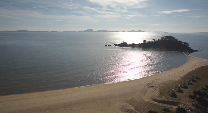 자월도 장골 해변