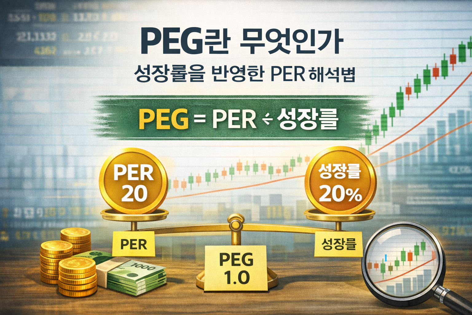 PEG란 무엇인가: 성장률을 반영한 PER 해석법