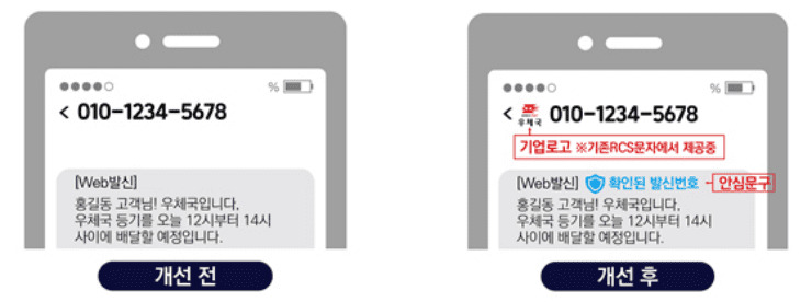 개선전- 문자-개선후-문자-비교