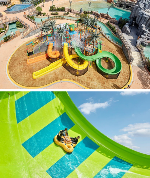 제주 신화월드 워터파크 놀이기구 야외 어트렉션