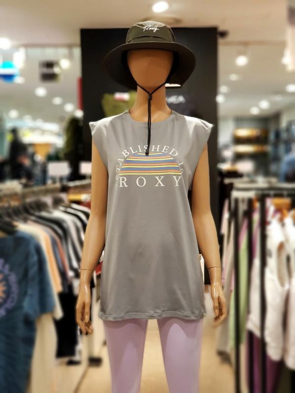 록시 여성 머슬티형 민소매 래쉬가드 RC21RE136-KHA