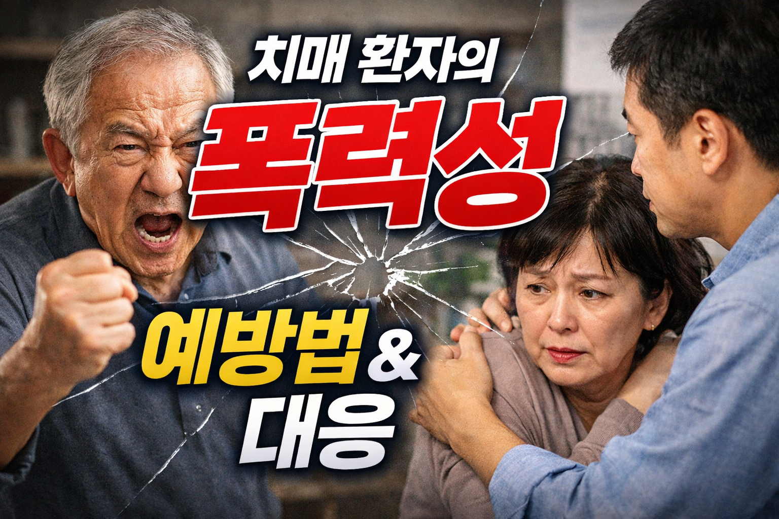 치매 환자의 폭력성과 가족의 걱정을 보여주는 썸네일